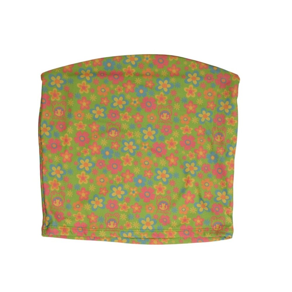 Omighty Froggy Gal Tube Top in Green